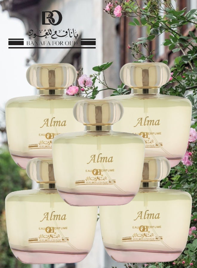 Banafa 5 Pieces Alma Perfume 125ML - Image 1